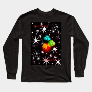 Christmas balls and stars Long Sleeve T-Shirt